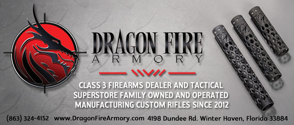 Dragon Fire Armory large-format digital campaign creative